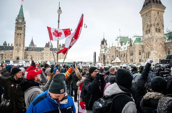 现场直击：抗议大结局？加拿大警方完成国会山清场（多图）