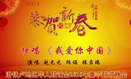 独唱《我爱你中国》 WCCA2016年春节联欢晚会