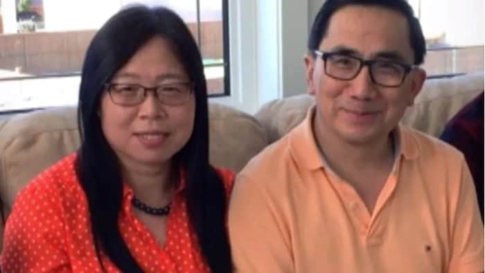 华裔病毒学家邱香果及丈夫成克定。